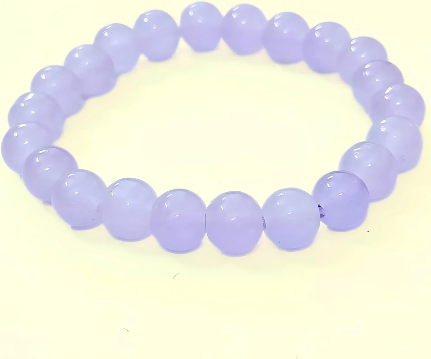 Beaded Stretch | Bracelet Handmade Glass Bracelet for Women Men Colorful Crystal Beads Bracelet Elastic Round Bead Bracelets Jewelry