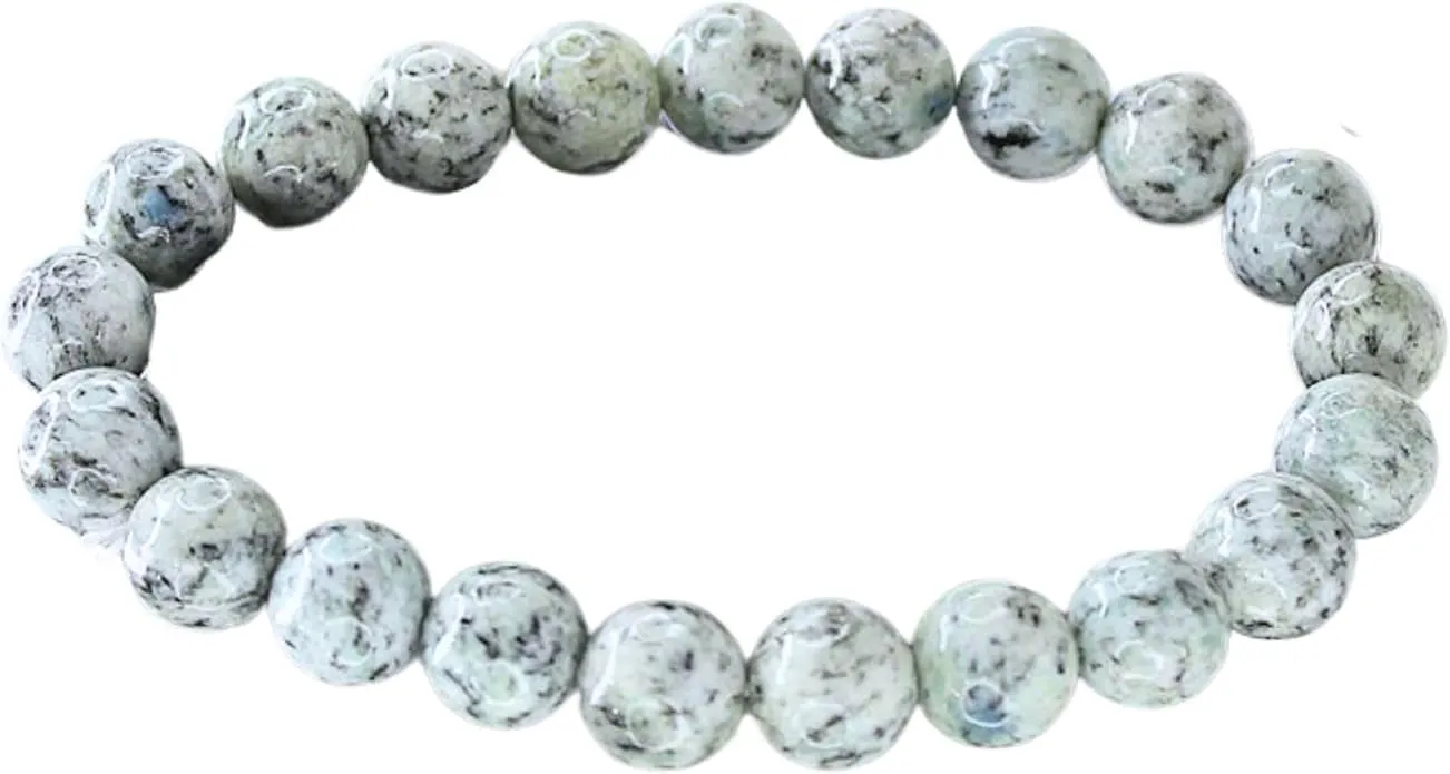Beaded Stretch | Bracelet Handmade Glass Bracelet for Women Men Colorful Crystal Beads Bracelet Elastic Round Bead Bracelets Jewelry.