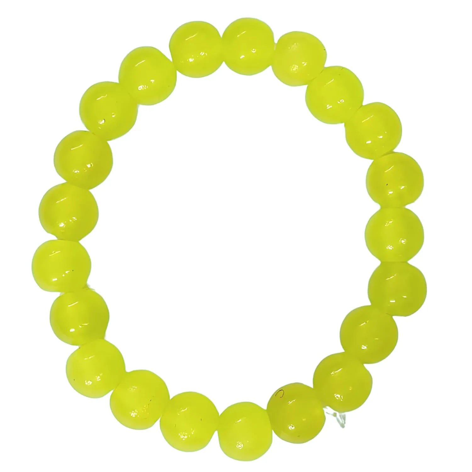 Beaded Stretch Bracelet Handmade Glass Bracelet for Women Men Colorful Crystal Beads Bracelet Elastic Round Bead Bracelets Jewelry