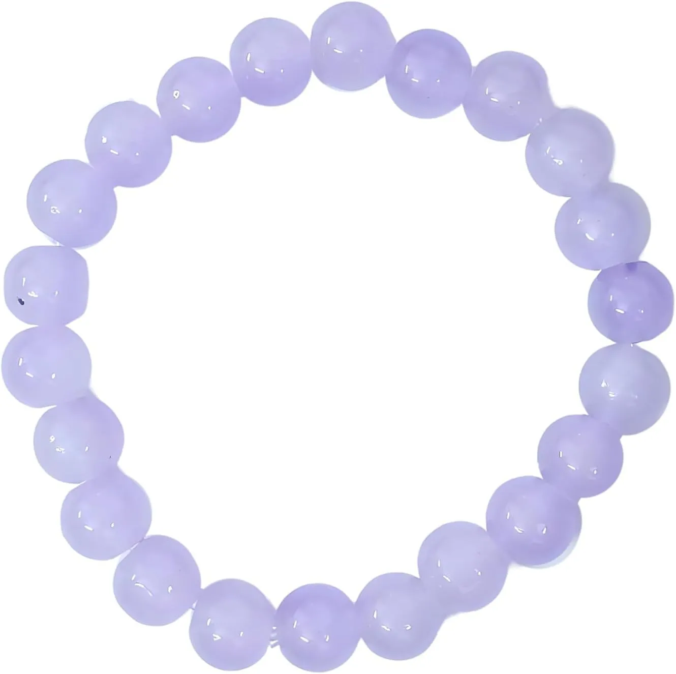 Beaded Stretch | Bracelet Handmade Glass Bracelet for Women Men Colorful Crystal Beads Bracelet Elastic Round Bead Bracelets Jewelry