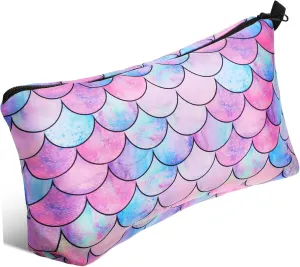 BESPORTBLE Travel Makeup Bag Women Small Toiletry Bag Zipper Pouch Organizer Unique Design Polyester Portable Size