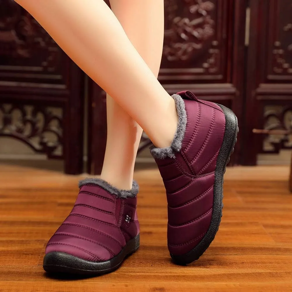 Black Winter Boots for Women Wide Calf Womens Snow Boots 9.5 Wide Warm Winter Boots Women Womens Snow Shoes Ankle Tall Black Winter Boots for Women