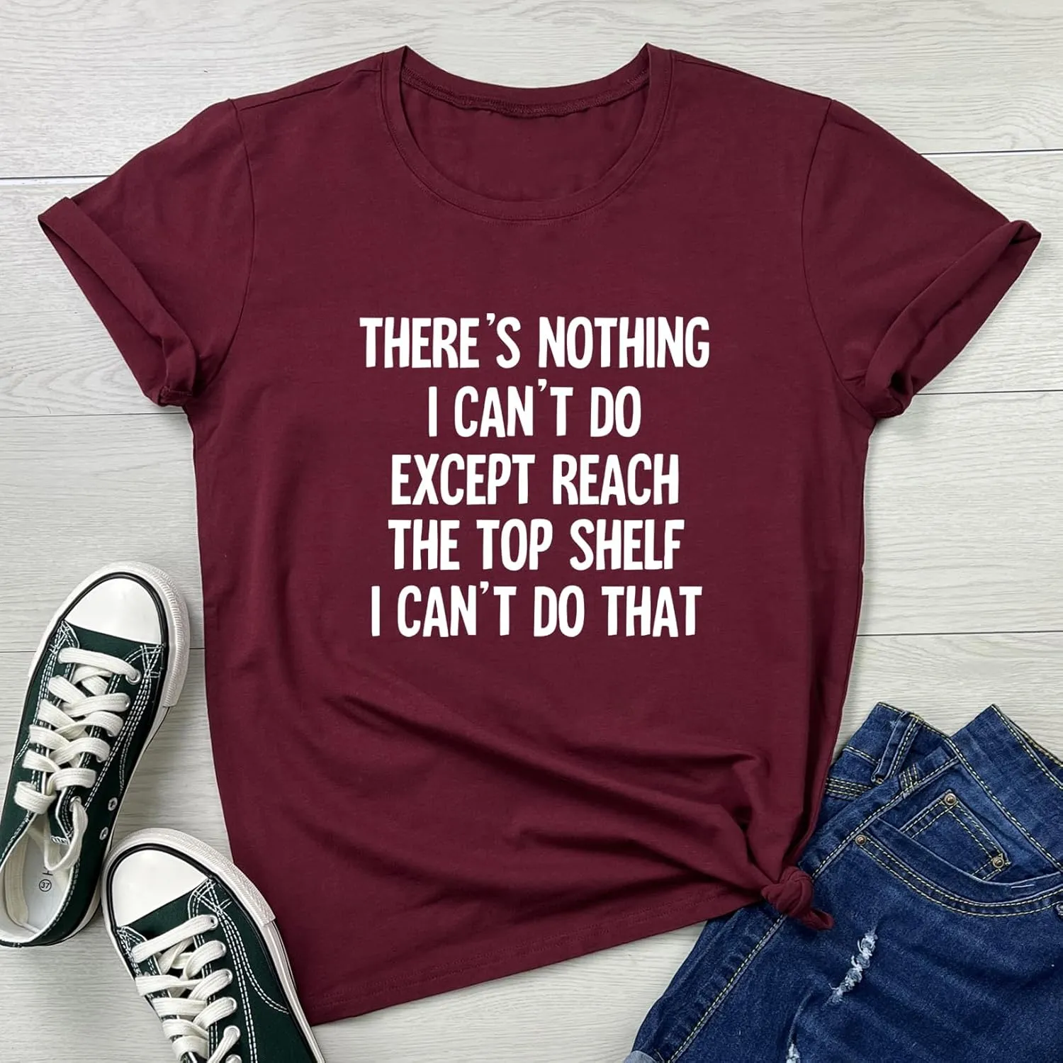 BLACKOO Women There's Nothing Funny Tshirts Graphic Cute Tees