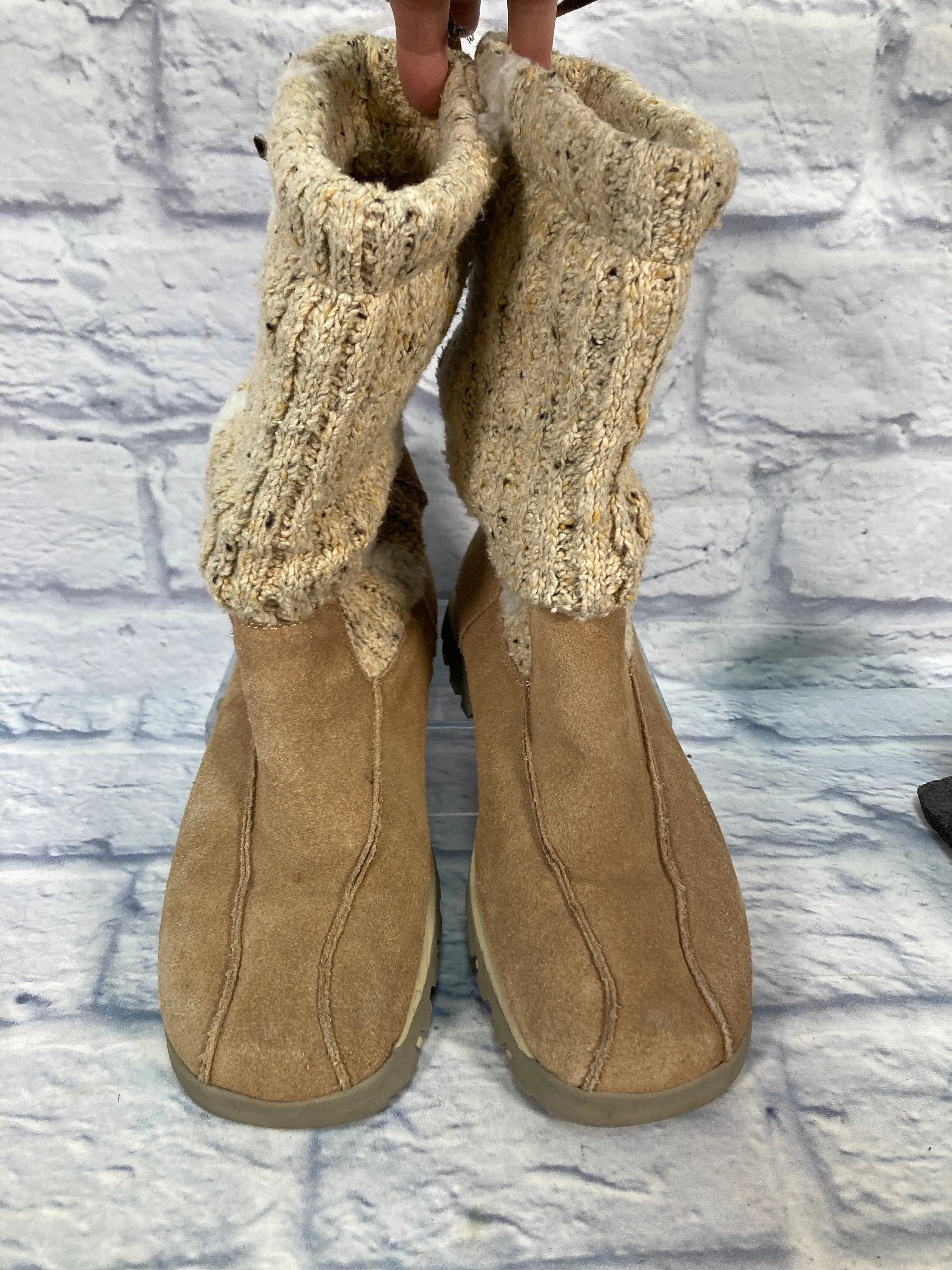 Boots Snow By Skechers In Brown, Size: 8.5