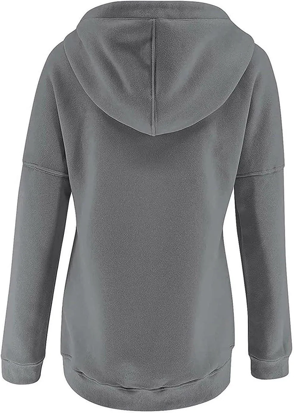 Button Hoodie Tops Dressy Casual Hoodies for Women Long Sleeve Pockets Sweatshirts Fashion 2025 Fall Clothes