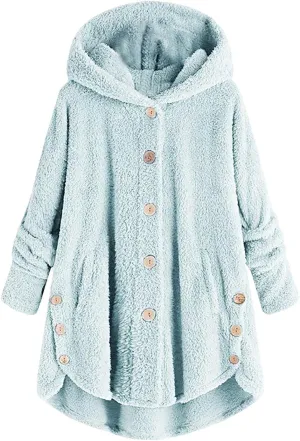ChicCrate Cardigan Sweaters for Women Fleece Sherpa Jacket Open Front Lightweight Cardigans Long Sleeve Pullover Warm Clothes