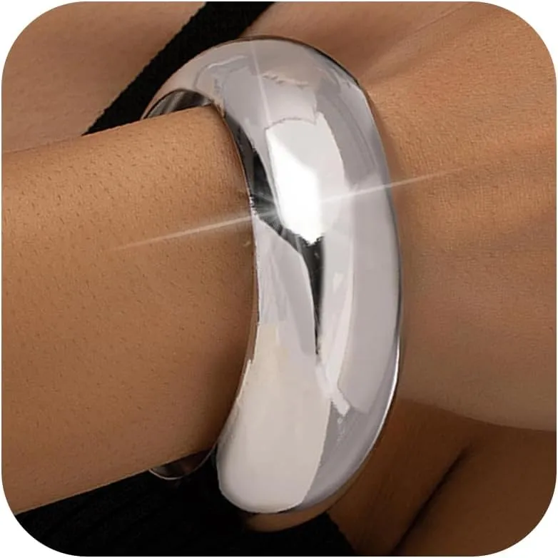 choice of all Gold Cuff Bangle Bracelets for Women Trendy Chunky Bangle Bracelet Open Water Drop Cuff Bracelets Irregular Wrist Cuffs Wrap Bracelets Non Tarnish Gold Trendy Jewelry 2025
