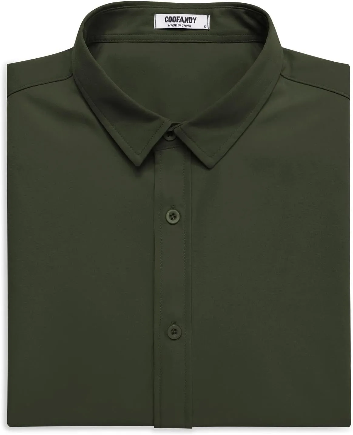 COOFANDY Men's Button Down Shirt Short Sleeve Casual Shirt for Men Summer Business Casual Dress Shirt