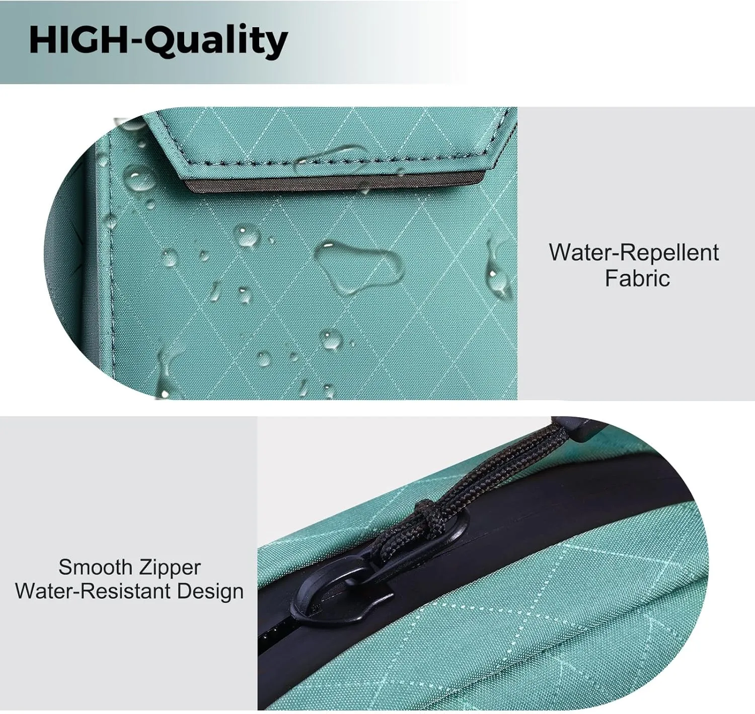 Crossbody Bags for Women Cell Phone Crossbody Wallet Purses Nylon Diamond Quilted Fabric Shoulder Strap Waterproof Zipper
