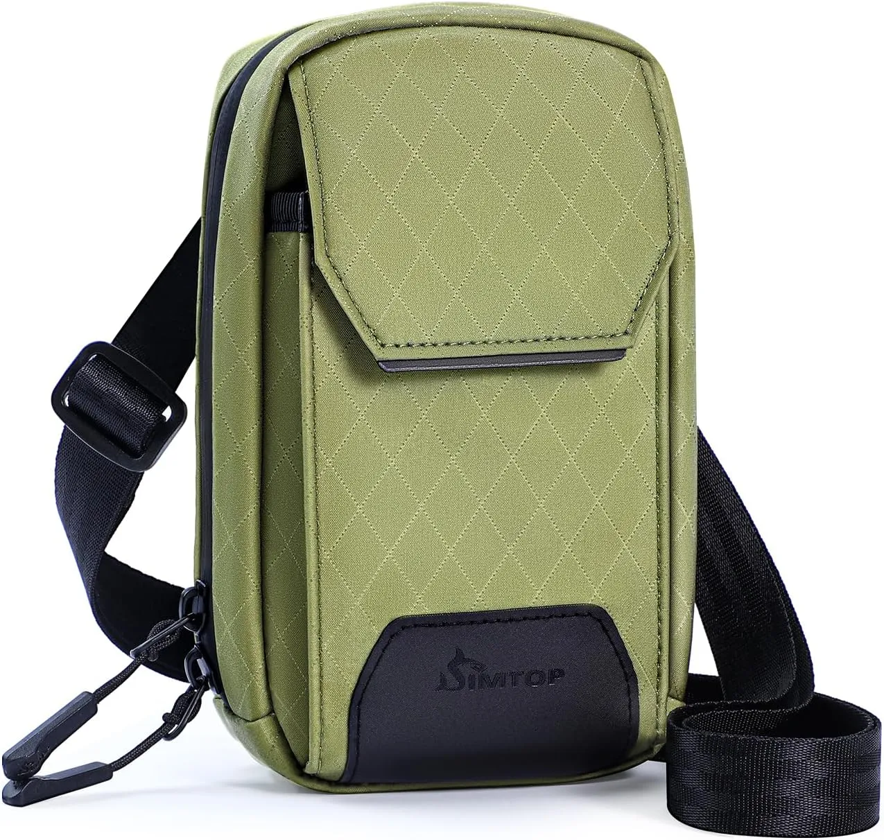 Crossbody Bags for Women Cell Phone Crossbody Wallet Purses Nylon Diamond Quilted Fabric Shoulder Strap Waterproof Zipper
