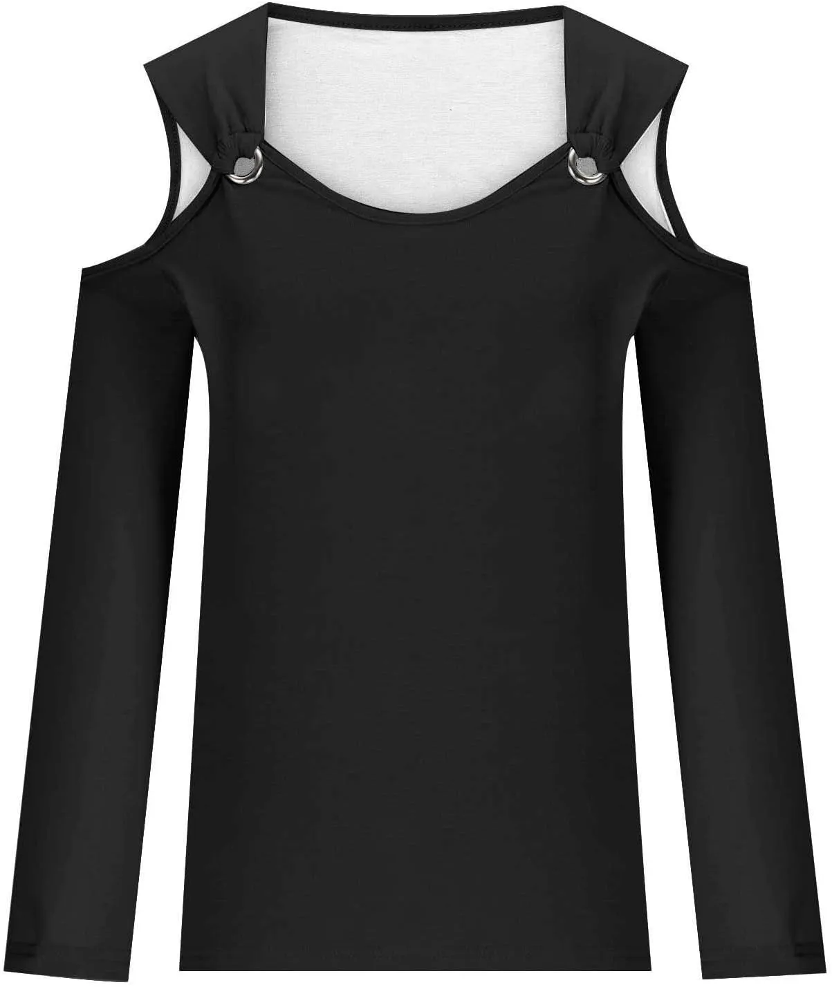 Custom Shirt, Your Own Design Text/Photo/Image/Logo T Shirts Women Personalized Printed Long Sleeve, Large
