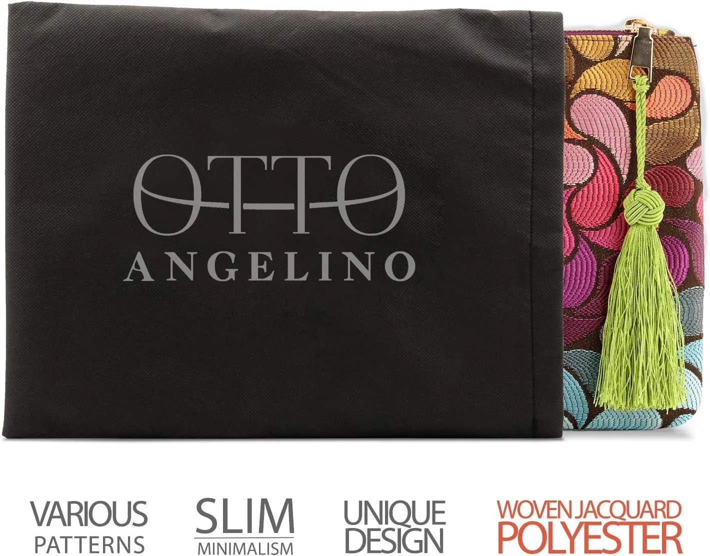 Designer Womens Bohemian & Fashion Clutch Purse - Multiple Slots Money, Cards, Smartphone - Ultra Slim