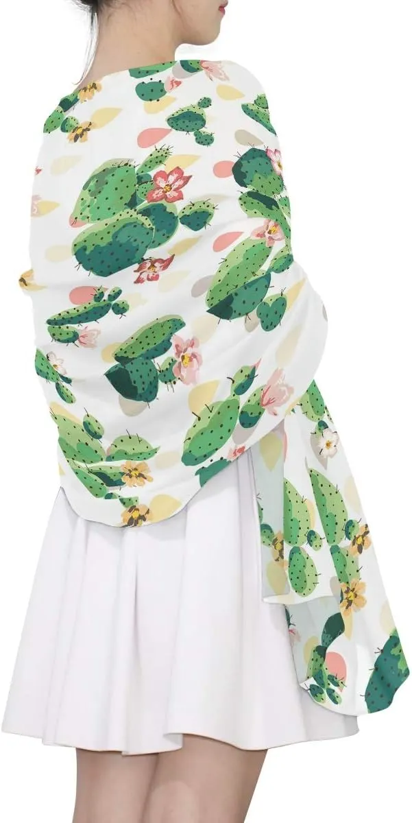 Fashion Custom Women Long Silk Scarf Shawl Wrap Stole