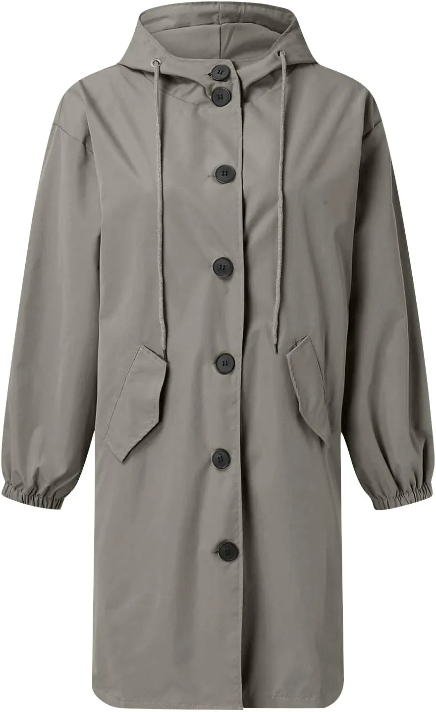 Fleece Jackets for Women Casual Fall Zip Up Light Coat Warm Mid Length Soft Cardigans Oversized Baggy Biker Coat Cozy
