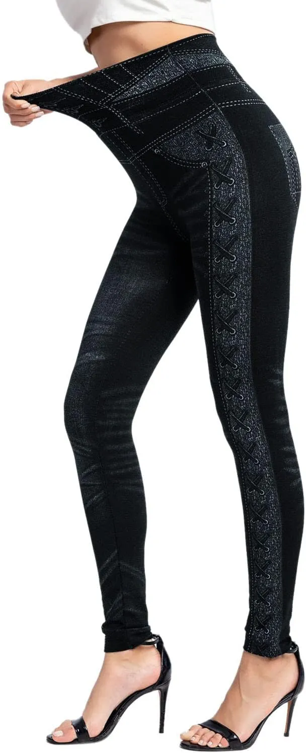 Fleece Tights Fitted Outfits Y2K Streetwear High Waisted Tummy Control Workout Yoga Pants Fleece