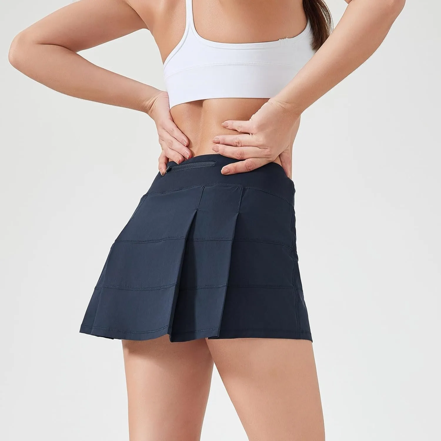 Golf Skirts Athletic High Waisted Workout Running Tennis Golf Skirts Casual Lightweight Built-in Summer Yoga Skorts