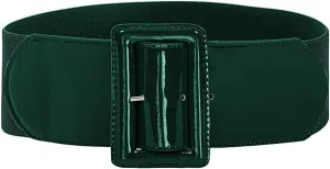 GRACE KARIN Women's Stretchy Belt 1950s 3 Inch Wide Elastic Belts