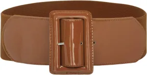 GRACE KARIN Women's Stretchy Belt 1950s 3 Inch Wide Elastic Belts