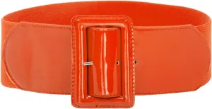 GRACE KARIN Women's Stretchy Belt 1950s 3 Inch Wide Elastic Belts