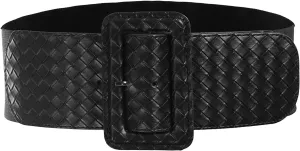 GRACE KARIN Women's Stretchy Belt 1950s 3 Inch Wide Elastic Belts