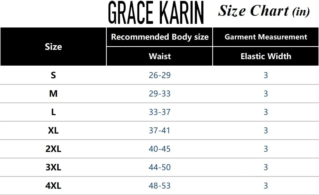 GRACE KARIN Women's Stretchy Belt 1950s 3 Inch Wide Elastic Belts