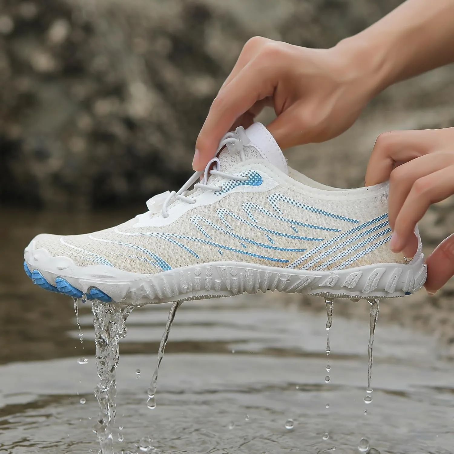 Grounding Shoes with Copper Barefoot Footwear Hike for Womens Mens Soft Trail Running Healthy & Non-Slip Water Beach Aqua Socks Wide Swim Outdoor Anti Slip Pool Hiking Kayaking Diving Surfing