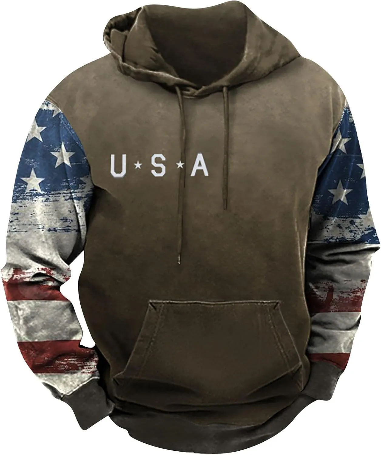 Hoodies for Men Pullover Casual Thick Gym Long Sleeve Coat Comfy Pullover Sweater Men Winter Shirts with Pockets