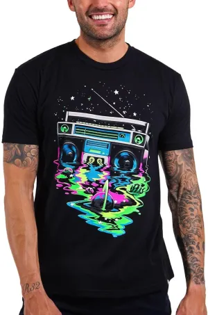 INTO THE AM Men's Graphic Tees S - 4XL Cool Lightweight Fitted Printed Design T-Shirts Nature