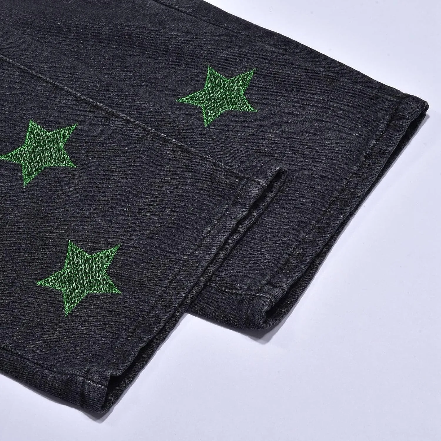 Jeans for Men Skinny Stretch Loose Fit Straight Leg Jeans Hip Hop Comfortable Flexible Denim Pants Hip Hop Streetwear