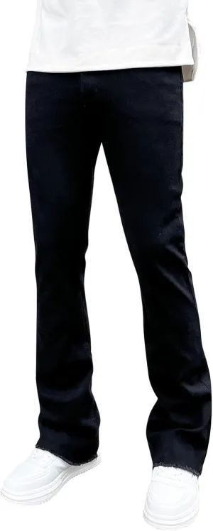 Jeans for Men Stretch Fit Loose Fit Straight Leg Jeans Comfortable Flexible Denim Pants Skinny Hip Hop Streetwear
