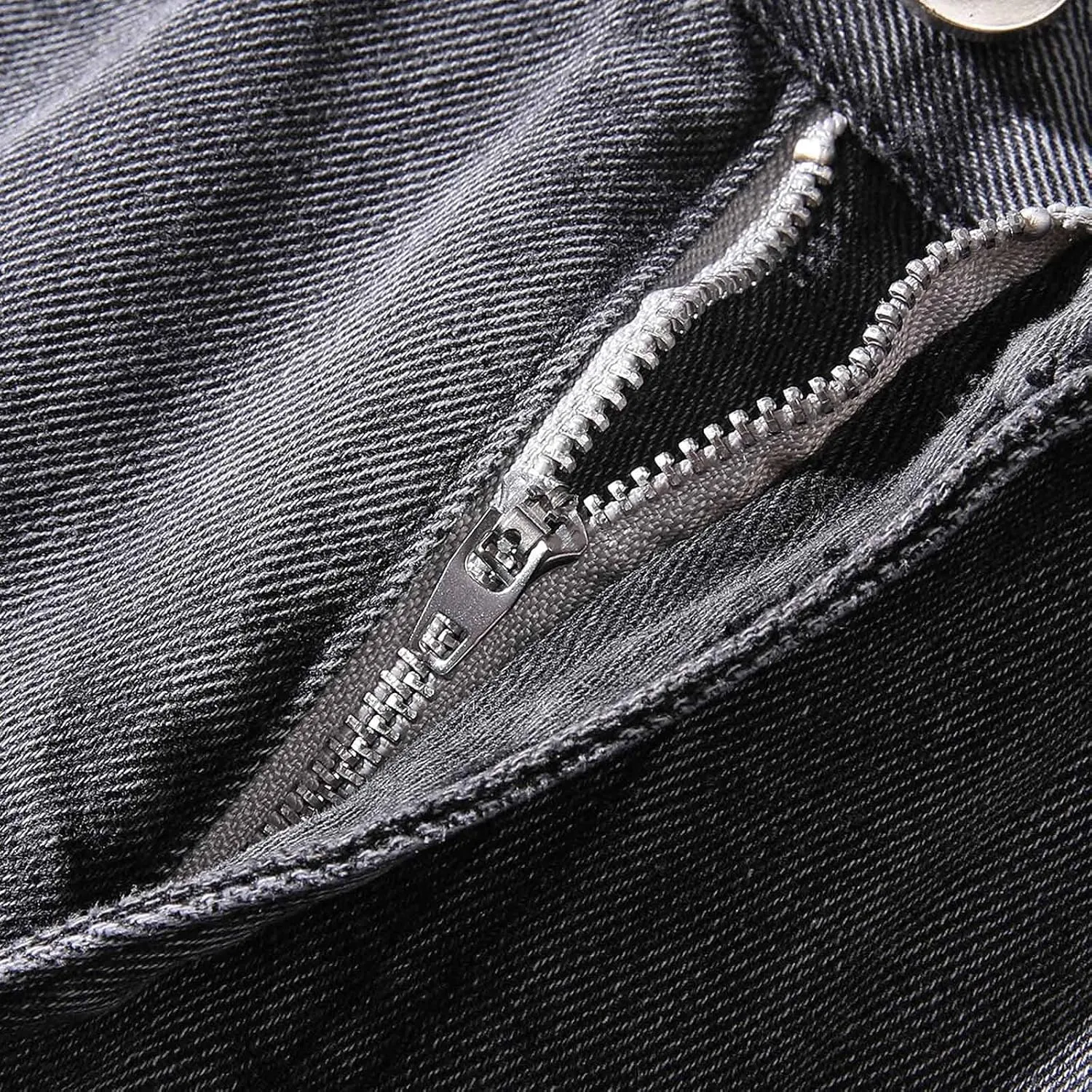 Jeans Pants for Men Slim Fit Classic Vintage Straight Wide Leg Denim Pants Baggy Jeans Trousers Mulit Pockets