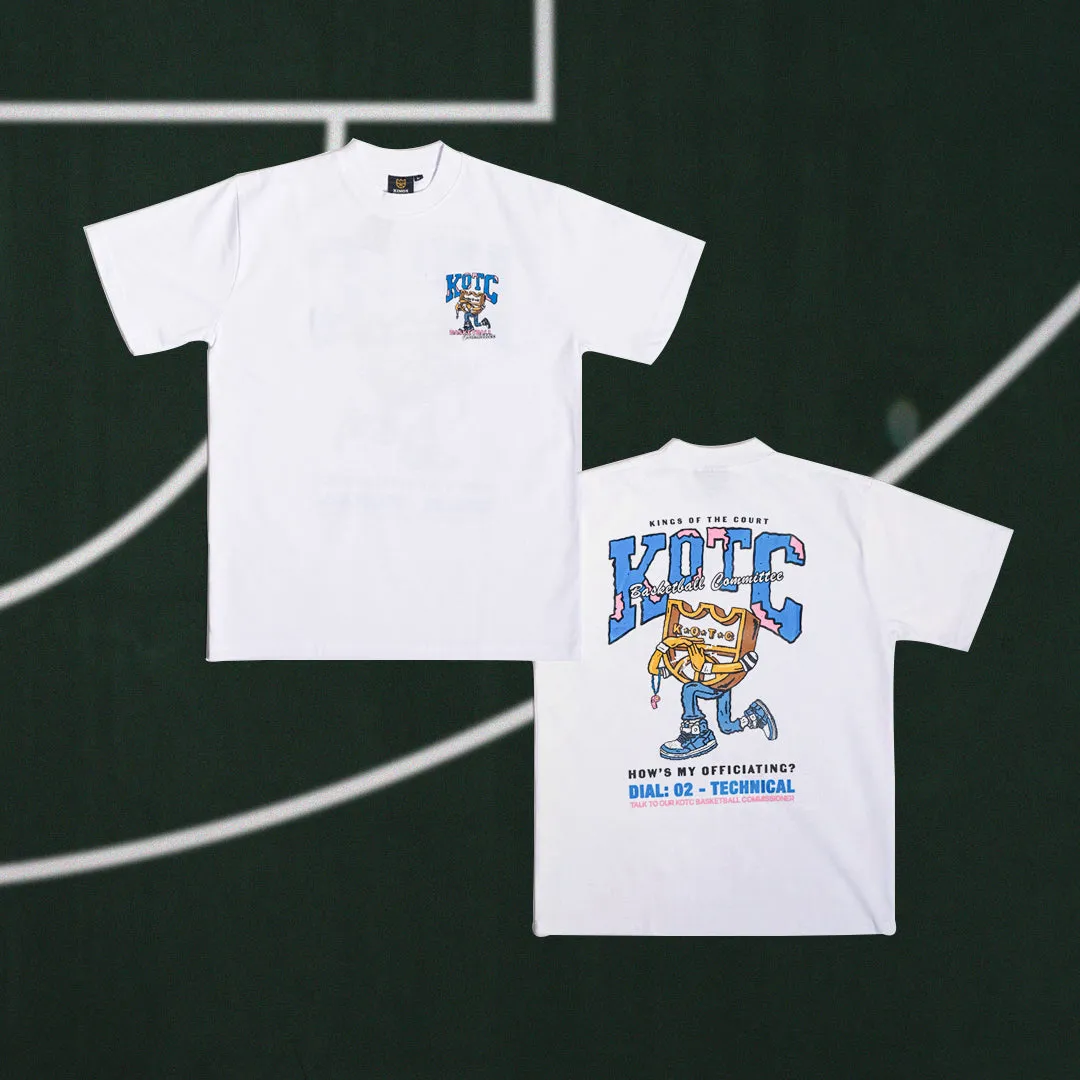 Kings of the Court KOTC Basketball Committee T-Shirt for Men