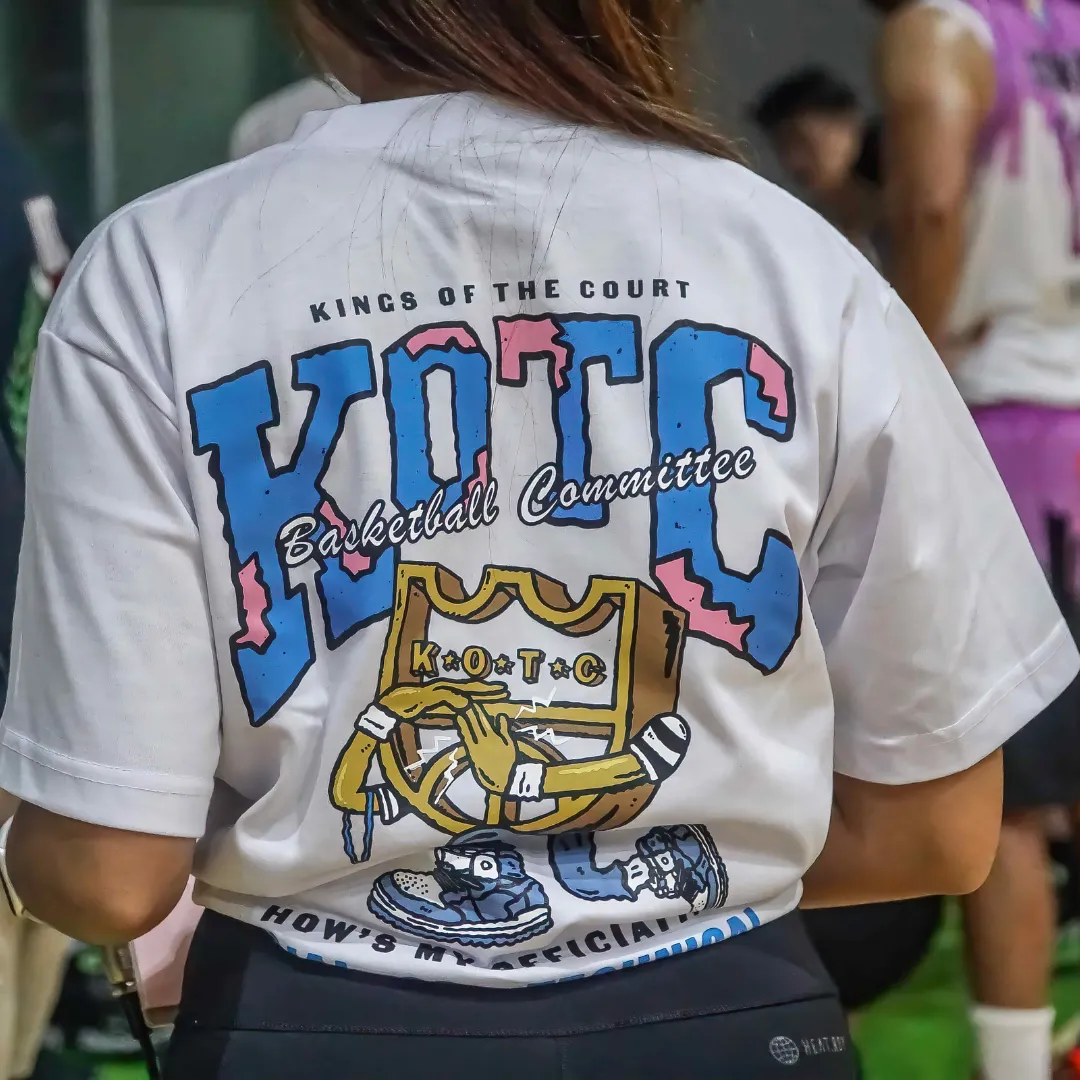 Kings of the Court KOTC Basketball Committee T-Shirt for Men