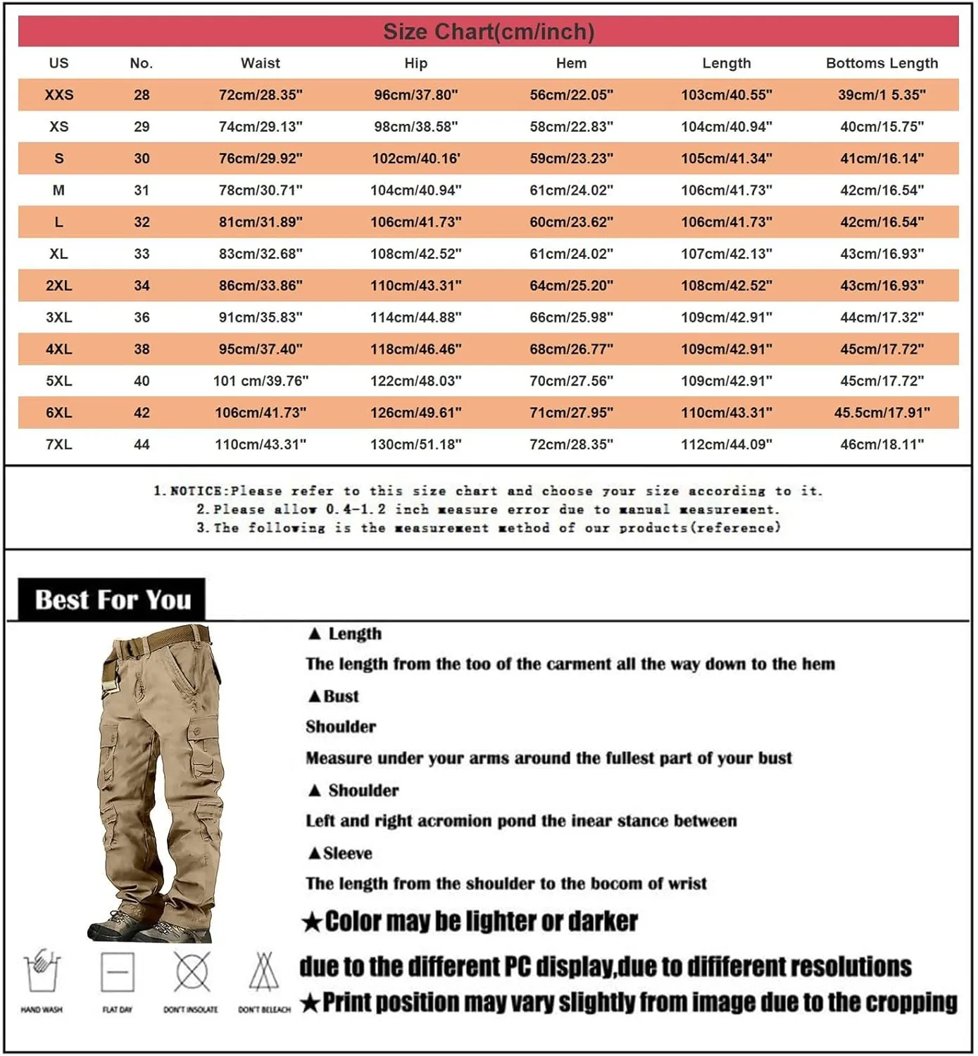 Knit Casual Pants for Men Men's Solid Color and Windproof and Rainproof Pants Winter Warm Training Active Track