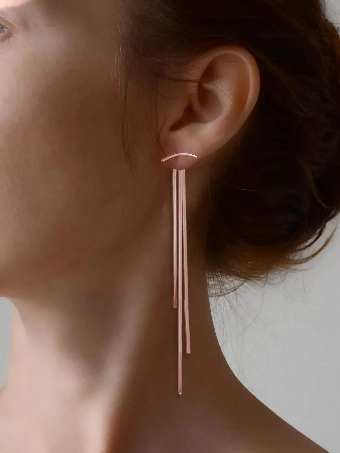 Long Tassel Earrings Gold Tassel Earrings for Women Gold Chain Drop Earrings Bride Earrings for Wedding Party New Year Jewelry Gifts