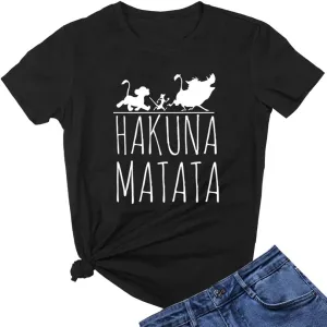 LOOKFACE Womens Graphic Printed Tshirts Cute Funny Tees