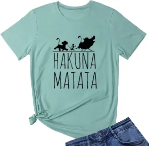 LOOKFACE Womens Graphic Printed Tshirts Cute Funny Tees