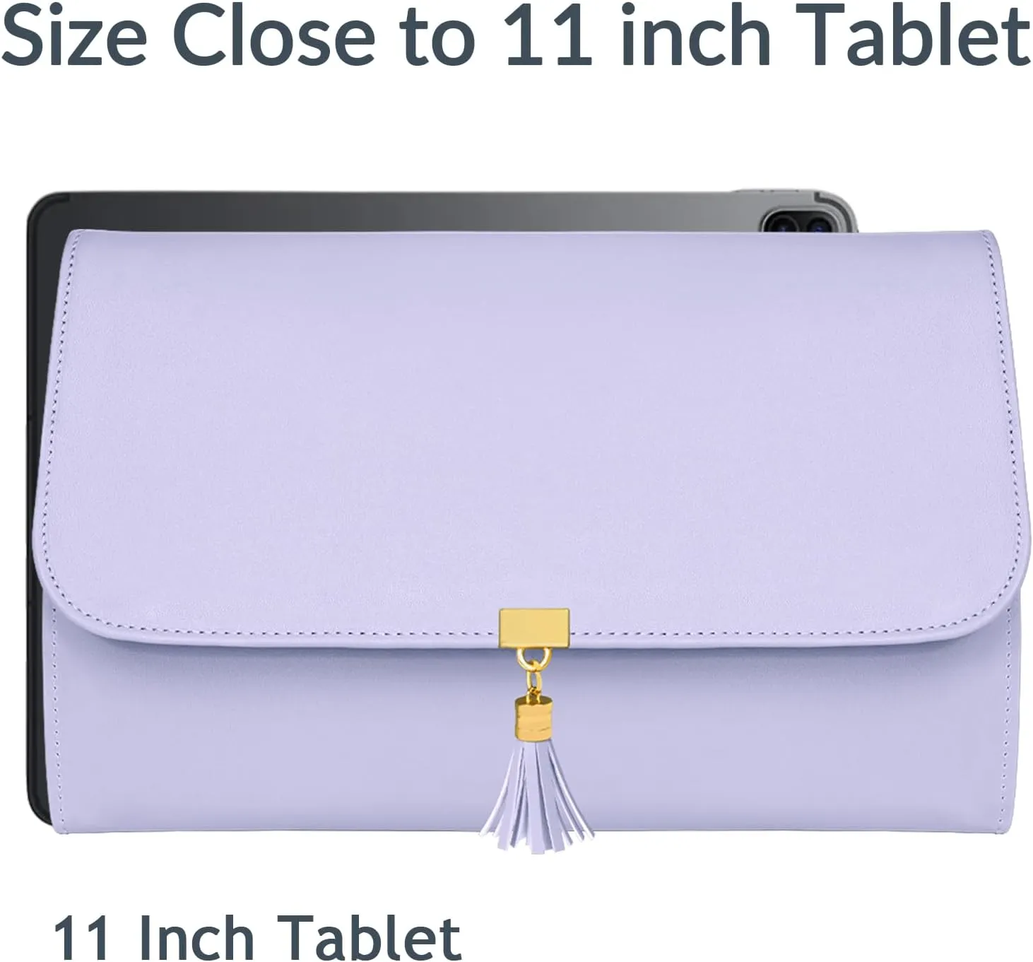 MATEIN Jewelry Organizer for Travel, Womens PU Leather Large Jewerly Holder with Tassel, Travel Necklace Earring Ring Bracelet Storage Case, Purple