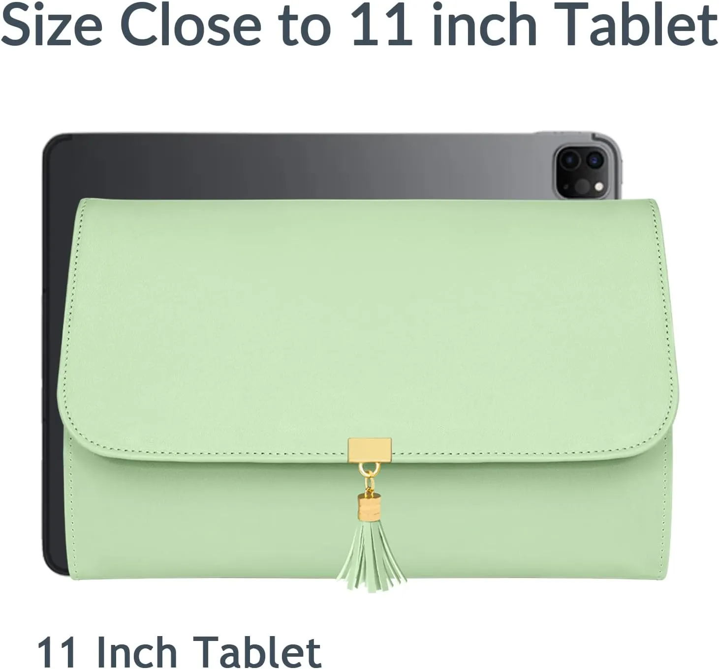 MATEIN Travel Jewelry Organizer Case, Foldable Water-Resistant Soft Leather Jewelry Roll, Women Jewelry Bag for Earrings, Rings, Necklaces, Bracelets, Green