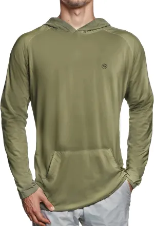 Mens Dry-Fit UPF 50  Sun Shirt Hooded, Fishing Shirts for Men Long Sleeve, SPF Shirts for Men, Men's Rash Guard