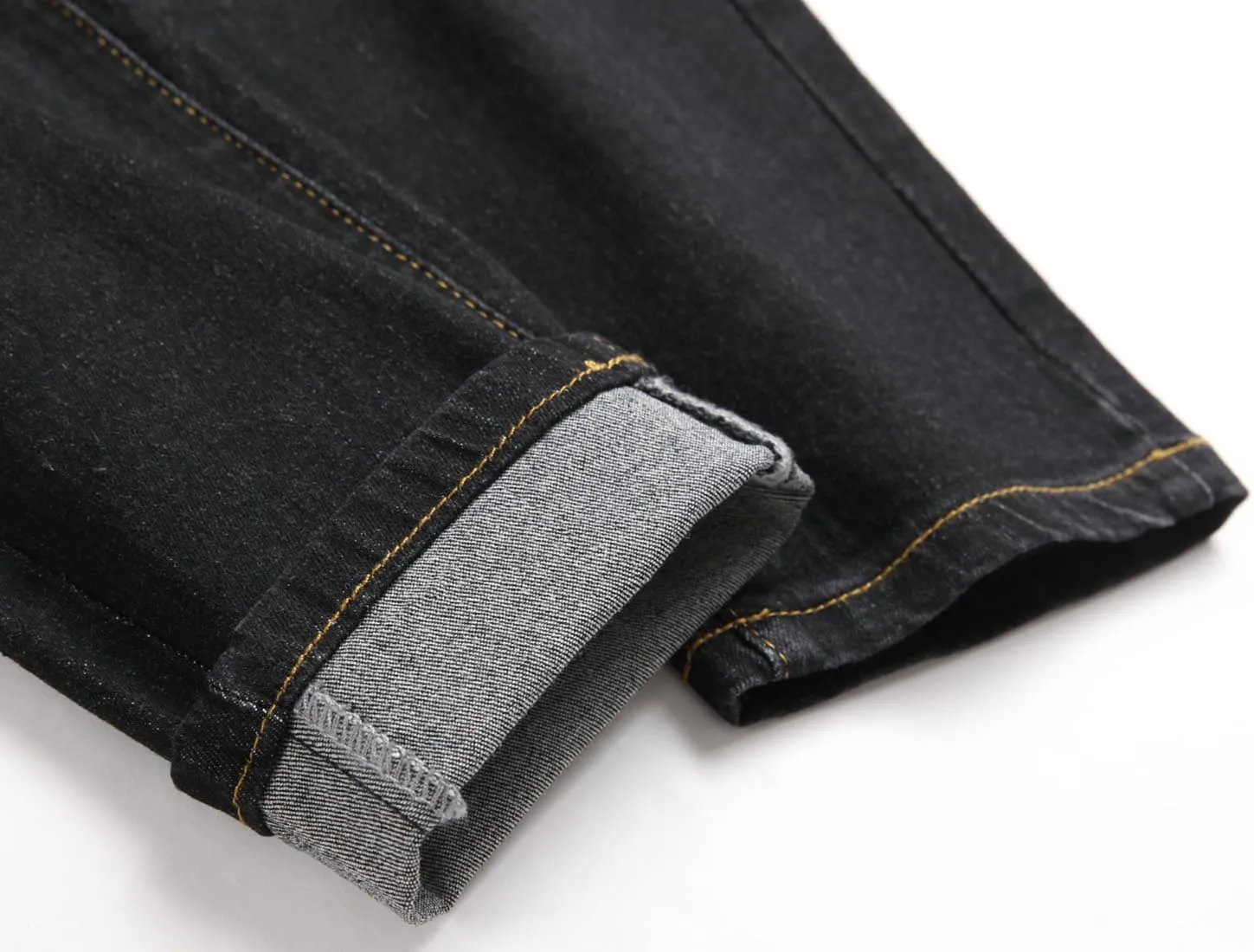 Men's Slim Fit Stretch Jeans Ripped Skinny Jeans for Men, Fashion Straight Leg Comfort Flex Waist Cargo Denim Pants