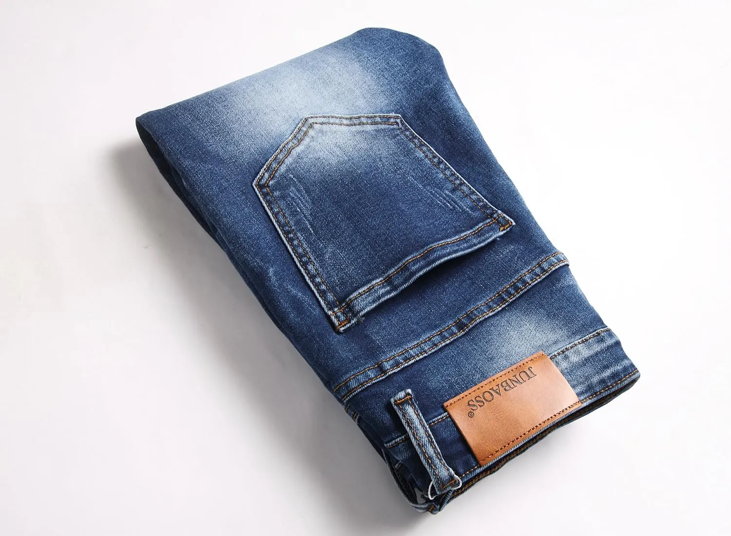 Men's Slim Fit Stretch Jeans Ripped Skinny Jeans for Men, Fashion Straight Leg Comfort Flex Waist Cargo Denim Pants