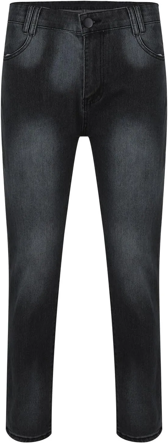 MIDOO Mens Jeans Slim Fit Straight Leg Casual Comfort Flex Waist Denim Pants Tapered Leg Fashion Skinny Jeans Trousers