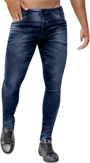 MIDOO Mens Jeans Slim Fit Straight Leg Casual Comfort Flex Waist Denim Pants Tapered Leg Fashion Skinny Jeans Trousers