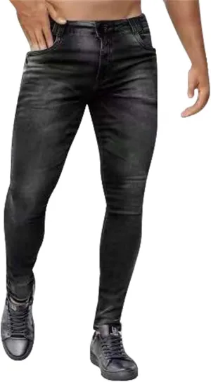 MIDOO Mens Jeans Slim Fit Straight Leg Casual Comfort Flex Waist Denim Pants Tapered Leg Fashion Skinny Jeans Trousers