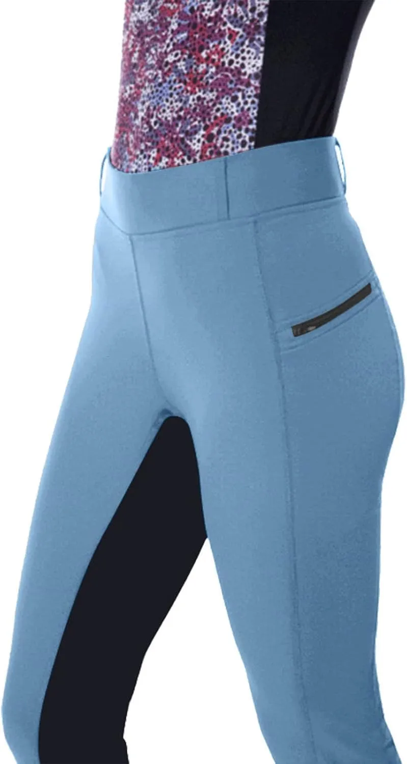 Mmoneyake Womens Equestrian Pants Horse Riding Pants Breeches Exercise High Waist Sports Leggings Workout Gym Yoga Pants