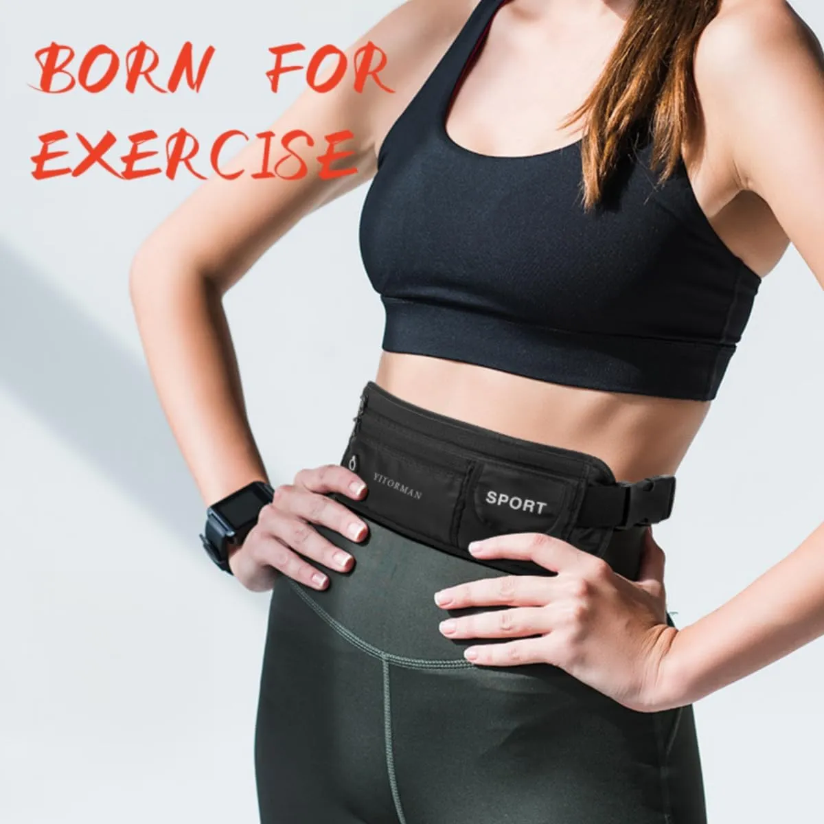 money belt for travel Undercover Fanny Packtravel money belt under clothes Protect Cash, Credit Cards and Travel Documents gifts for travelers women (rose)