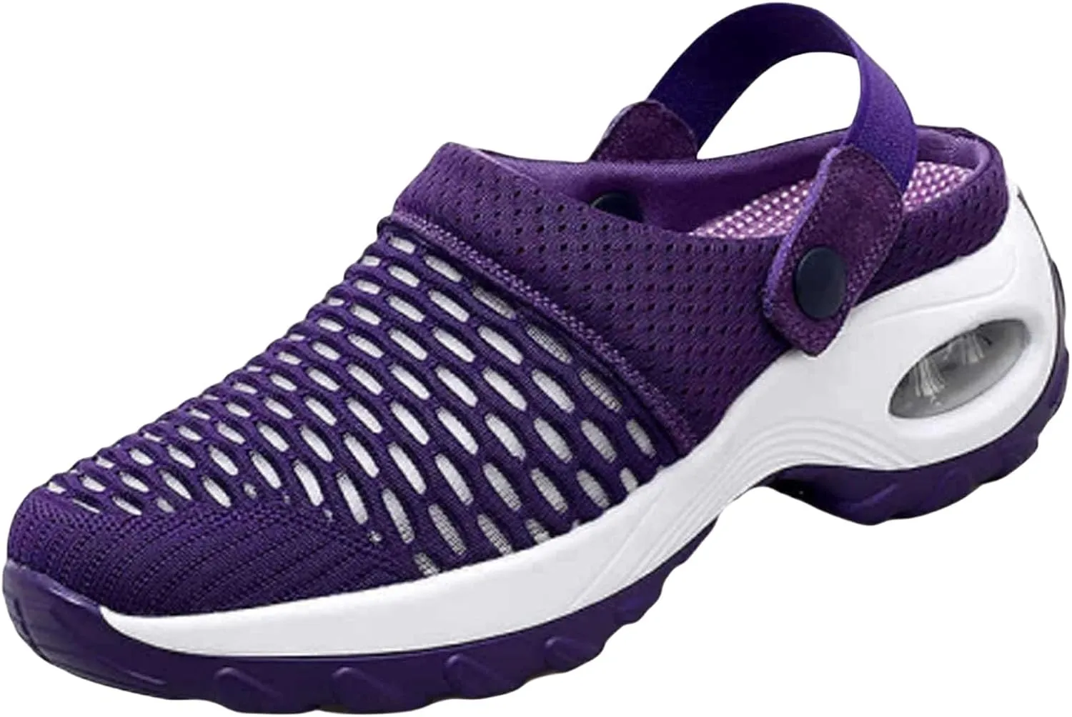 Mules for Women Breathable Quick Drying Sandals Fashion Mesh Backless Slip On Lightweight Walking Shoes Comfortable Summer Beach Outdoor Slippers Garden Clogs Shoes