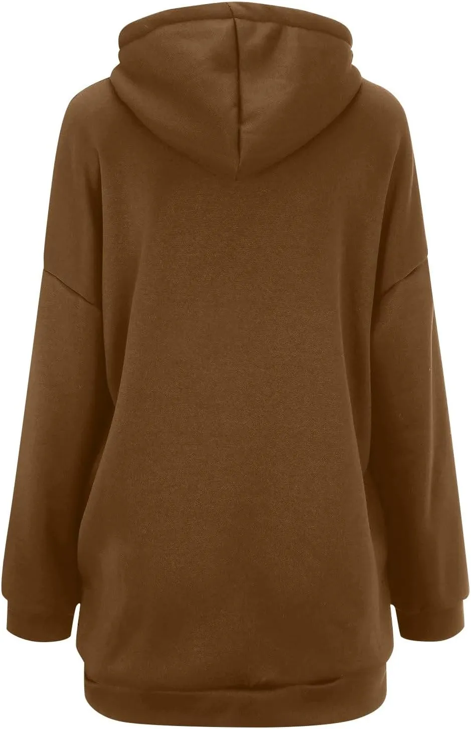 NBXNZWF Womens Zip Up Long Hoodies Lightweight Long Sleeve Tunic Hooded Sweatshirt Casual Fall Oversized Jacket With Pockets