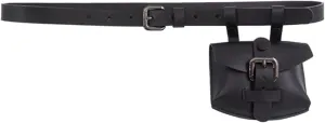 Needle Buckle Women's Waist Bag, Leather Strap, Decorative Dress, Thin Waistband, Bag Strap(E,80cm)
